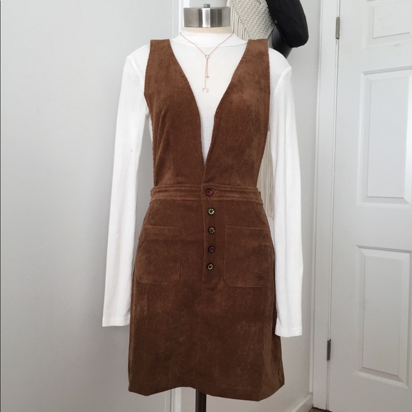 upstyleboutique Dresses & Skirts - ❗️One Left❗️NWT Dark Brown Corduroy Overalls